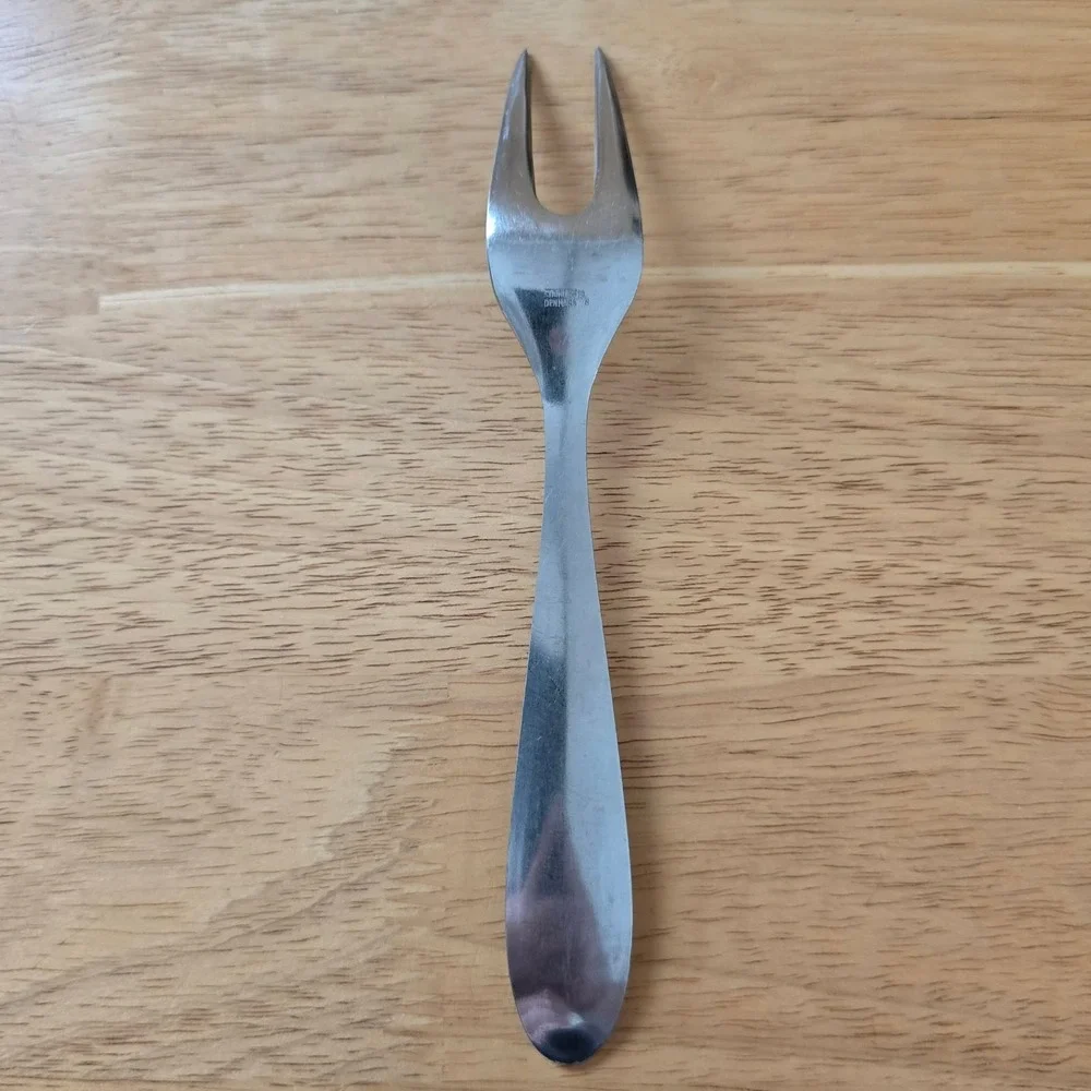 Danish 18/8 Stainless Steel Cold Meat Serving Fork 7.5